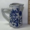 Pretty Blue & White Blue Danube Pitcher