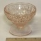 Pink Depression Glass Sherbet