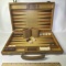 Backgammon Set in Wooden Case