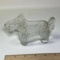 Vintage Scotty Dog Glass Candy Container