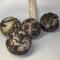 Lot of Round Molded Resin Decorative Balls