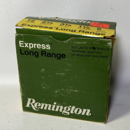 Remington 12 Gauge 2-3/4” Express Long Range Shotshells 25 Count
