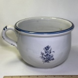Large Blue & White Mug by Delft Pottery