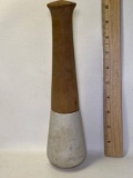 Large Wood & Stone Pestle