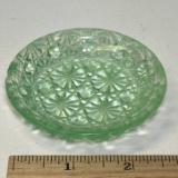 Vintage Vaseline Glass Dish