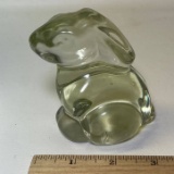 Glass Bunny Paperweight