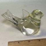 Glass Bird Paperweight