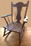 Beautiful Tiger Oak Rocking Chair