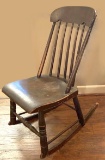 Vintage Wooden Rocking Chair