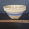 Antique McCoy Ribbed Striped Blue, Pink Nesting Mixing Bowl