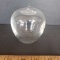 Tiffany & Co Signed Crystal Apple Paperweight