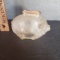 Vintage Anchor Hocking Glass Piggy Bank