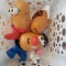 Basket Lot of Mr. and Mrs. Potato Heads