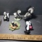 Collection of Skunk Figurines