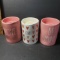 Lot of 3 Rae Dunn Candles, New, Sweetpea, Bergamot Rose, Midnight Rose