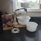 Vintage Dormeyer Meal Maker Mixer, with Bowls, Attachments and Adorable Handmade Cover, Works