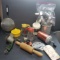 Nice Lot of Vintage Kitchen Accessories, Choppers, Cookie Press and More