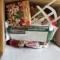 Box Lot of Assorted Christmas Items