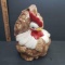 Vintage Ceramic Atlantic Mold Rooster Cookie Jar