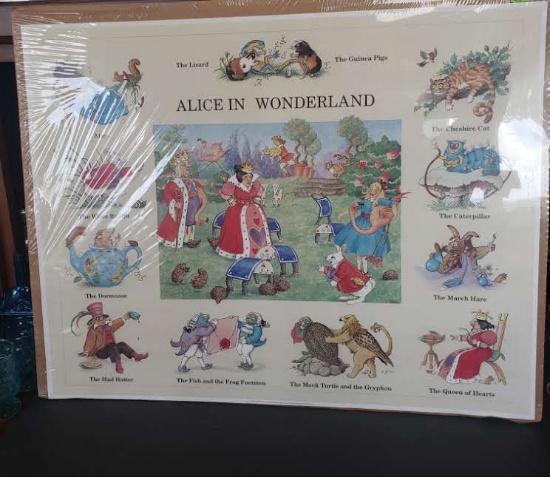 Vintage Alice In Wonderland Poster