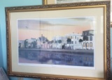 Framed Print Stephen Gunter “Battery Sunset” Signed, Numbered