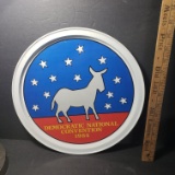 Vintage Democratic Donkey Metal Tray