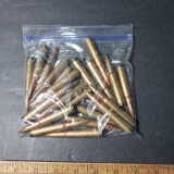 Lot of 22 7.62 X 54 Rifle Bullets 