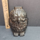 Vintage Brown Wise Old Owl Bank