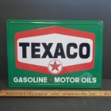 Texaco Gasoline, Motor Oils Reproduction Metal Sign, Cool Décor