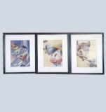 Lot of 3 Disney Prints In Frames