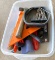 Lot Of Misc Tools - Drill Bits, Hammer, Razors & More