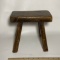 Small Antique Wooden Milking Stool