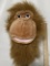 Plush Orangutan Hand Puppet