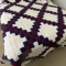 Very Heavy Hand Made Red, White & Blue Quilt