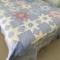 Pretty Blue, Yellow, Red & Multicolored Hand Made Quilt