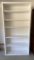 6-Tier Wooden White Painted Bookcase
