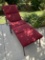 Outdoor Metal Lounge Chair with Cushion