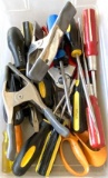 Lot of Misc Tools - Clamps, Screw Drivers, Scissors & More
