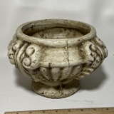 Heavy Pottery Footed Planter