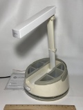 OttLite Folding Desk/Craft Lamp with Compartments - Works