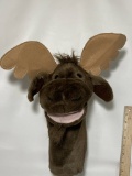 Plush Moose Hand Puppet