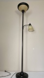 Metal 2 Light Floor Lamp