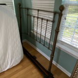 Full Size Metal Bed with Rails