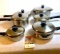 6 Piece Assorted Size Dura Gleam Pots and Lids
