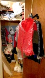 Closet of Clothes, Blankets & Misc Items 