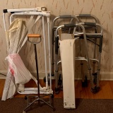 Assorted Medical Walkers & Misc Items