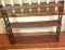 Vintage Wood 3 Tier Hanging Display Shelf