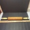 Vintage Wood Rolling Pin with Yellow, Black, White Handles