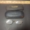 Pair of Vintage Gold Tone Eyeglasses and 2 Cases