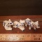 Vintage Cow Blue and White Salt, Pepper and Toothpick Holder, Delft